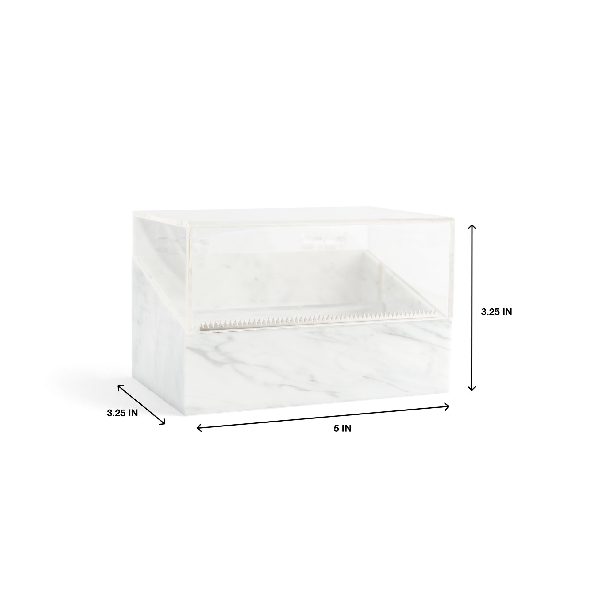 acrylic marbled tape cutter